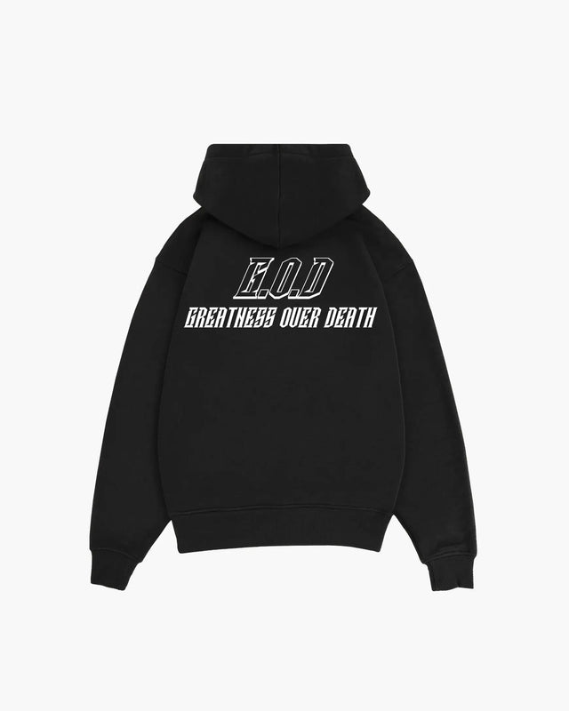 Sweat à Capuche Initials Noir