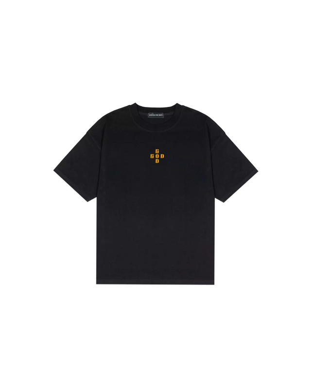 Tee Shirt "Monogramme" Orange/Noir - Greatness Over Death