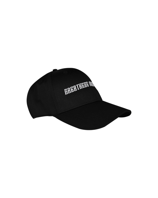 Casquette Noire Classic Logo brodé - Greatness Over Death
