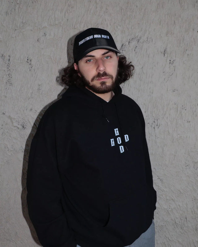 Casquette Noire Classic Logo brodé - Greatness Over Death