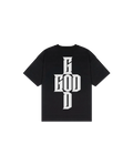 T-shirt noir G-OVER-D avec grande croix gothique au dos