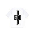 T-shirt oversize god sign blanc en coton premium avec impression au dos