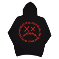 Sweat à Capuche Sad Face Logo Rouge - Greatness Over Death