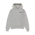 Hoodie gris oversize Barbed Wire face - Streetwear minimaliste premium