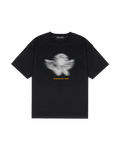 Tee Shirt Oversize Blurry Angel Noir - Greatness Over Death