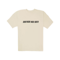 t-shirt oversize crème coton bio streetwear Greatness Over Death
